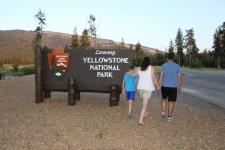 Yellowstone Nationalpark Ausgang Yellowstone Nationalpark Ausgang